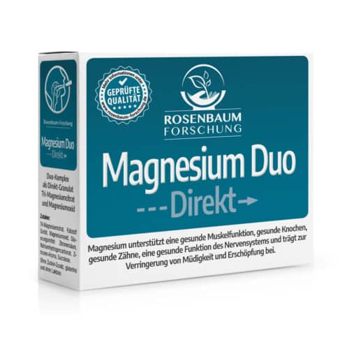 Magnesium DUO Direkt in der Faltschachtel, Produkt der Rosenbaum-Forschung