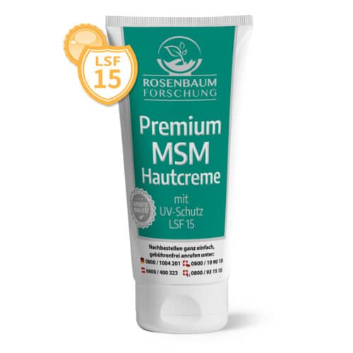 Premium MSM-Creme mit UV-Schutz-Tube